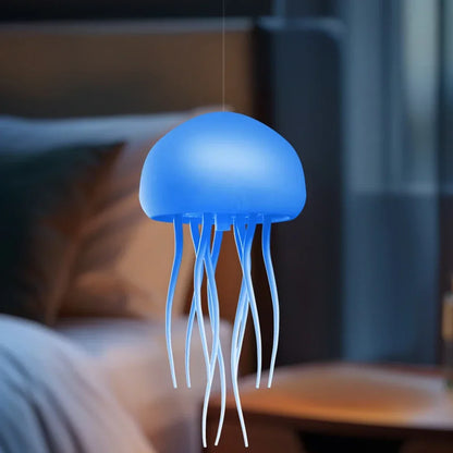 Cartoon Jellyfish Night Light RGB Gradient Cute Jellyfish Bedside Lamp Voice Control Type-C Charging LED Night Lamp