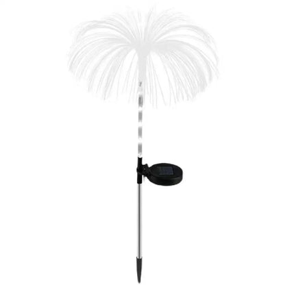 Outdoor Waterproof Yard Christmas Pathway Lawn Wedding Party Decoration Solar Power Flowers Lamp Solar Jellyfish Garden Lights