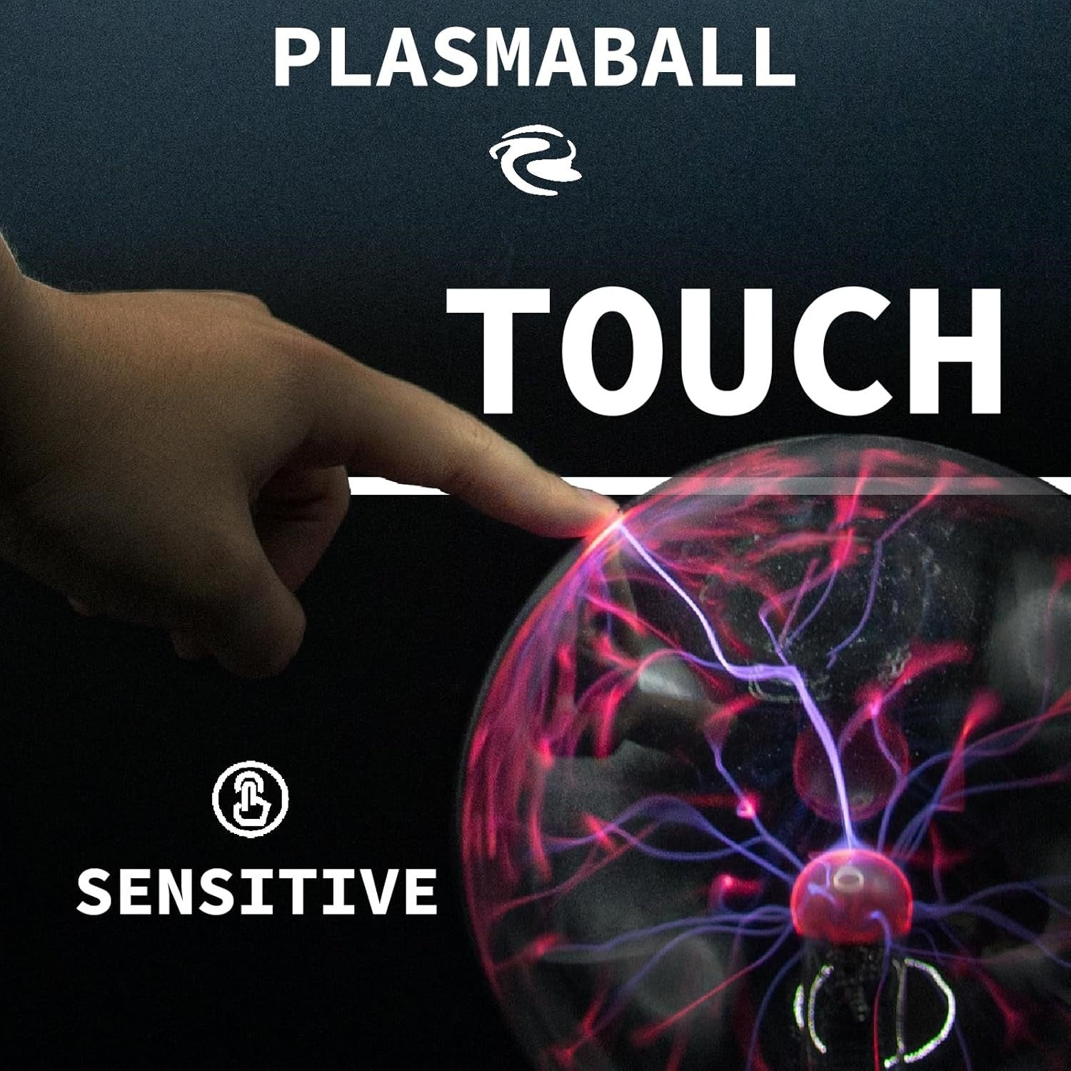 Plasma Globe Touch & Sound Sensitive Ball Lamp Electric Lightning Novelty Light
