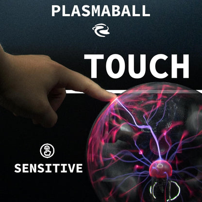 Plasma Globe Touch & Sound Sensitive Ball Lamp Electric Lightning Novelty Light